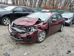 Honda salvage cars for sale: 2015 Honda Civic LX