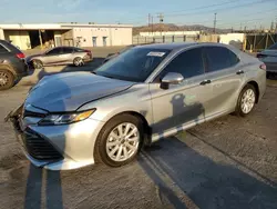 Salvage cars for sale at Sun Valley, CA auction: 2020 Toyota Camry LE