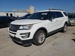 Salvage cars for sale at New Orleans, LA auction: 2017 Ford Explorer XLT