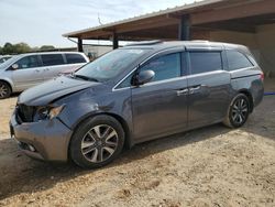 Salvage cars for sale at Tanner, AL auction: 2016 Honda Odyssey Touring