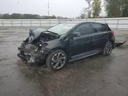 Salvage cars for sale at Dunn, NC auction: 2017 Toyota Corolla IM