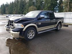 Salvage cars for sale at Arlington, WA auction: 2014 Dodge RAM 1500 Longhorn