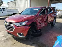 Chevrolet salvage cars for sale: 2018 Chevrolet Traverse LT