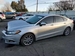 Salvage cars for sale at Moraine, OH auction: 2017 Ford Fusion SE