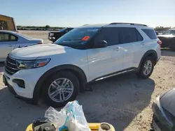 Salvage cars for sale at San Antonio, TX auction: 2023 Ford Explorer XLT