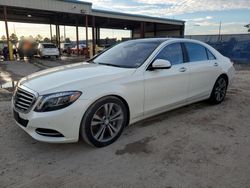 Mercedes-Benz salvage cars for sale: 2015 Mercedes-Benz S 550 4matic