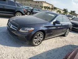 Mercedes-Benz salvage cars for sale: 2017 Mercedes-Benz C 300 4matic