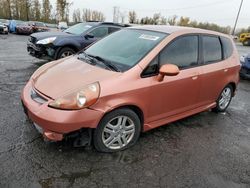 Carros salvage sin ofertas aún a la venta en subasta: 2008 Honda FIT Sport