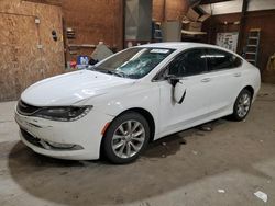 Salvage cars for sale from Copart Cleveland: 2015 Chrysler 200 C