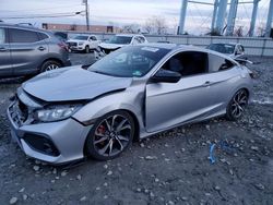 Salvage cars for sale at Windsor, NJ auction: 2018 Honda Civic SI