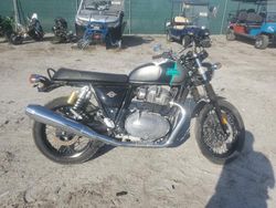 Motos salvage para piezas a la venta en subasta: 2022 Royal Enfield Motors INT 650