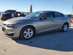 Salvage cars for sale at Grand Prairie, TX auction: 2022 Chevrolet Malibu LS