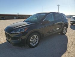 Salvage cars for sale at Andrews, TX auction: 2021 Ford Escape SE