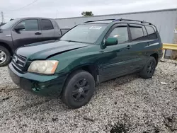 Carros salvage a la venta en subasta: 2001 Toyota Highlander