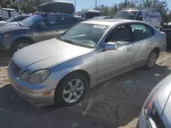 Salvage cars for sale at Riverview, FL auction: 2003 Lexus GS 300