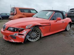 Vehiculos salvage en venta de Copart Woodhaven, MI: 2001 BMW Z3 3.0