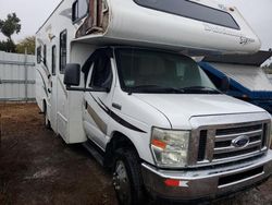 Salvage trucks for sale at Martinez, CA auction: 2009 Ford Econoline E450 Super Duty Cutaway Van