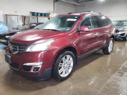 Salvage cars for sale at Elgin, IL auction: 2015 Chevrolet Traverse LT