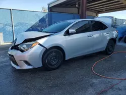 Salvage cars for sale at Riverview, FL auction: 2016 Toyota Corolla L