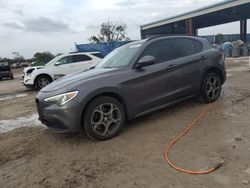 Salvage cars for sale at auction: 2018 Alfa Romeo Stelvio TI Sport