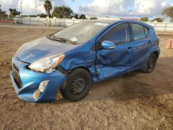 Salvage cars for sale at San Diego, CA auction: 2016 Toyota Prius C