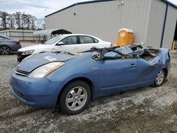 Salvage cars for sale at Spartanburg, SC auction: 2007 Toyota Prius