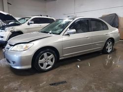 Salvage cars for sale at Elgin, IL auction: 2004 Honda Civic EX