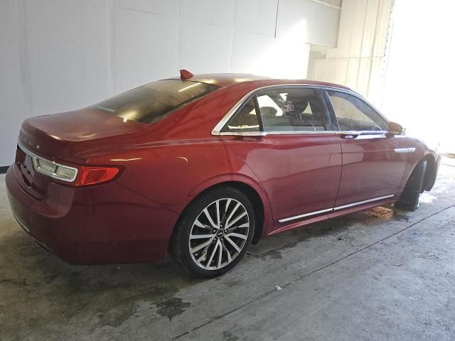 2018 Lincoln Continental Premiere