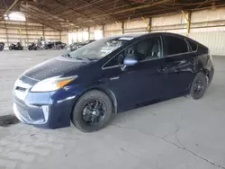 Salvage cars for sale at Phoenix, AZ auction: 2015 Toyota Prius