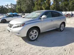 Salvage cars for sale from Copart Ocala, FL: 2010 Lexus RX 450H