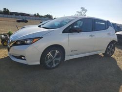 Salvage cars for sale at American Canyon, CA auction: 2019 Nissan Leaf S Plus