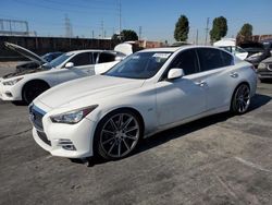 Salvage cars for sale at Wilmington, CA auction: 2017 Infiniti Q50 Base