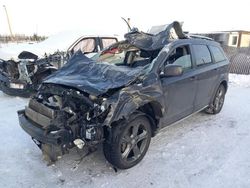 Salvage cars for sale at Anchorage, AK auction: 2015 Dodge Journey Crossroad