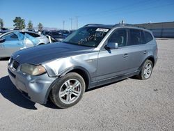 Salvage cars for sale from Copart Anthony, TX: 2006 BMW X3 3.0I