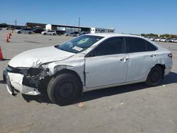 Salvage cars for sale at Grand Prairie, TX auction: 2016 Toyota Camry LE