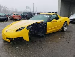 Salvage cars for sale at Fort Wayne, IN auction: 2001 Chevrolet Corvette Z06