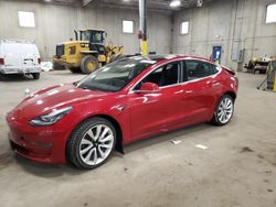 Tesla Model 3 salvage cars for sale: 2018 Tesla Model 3