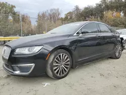 Salvage Cars with No Bids Yet For Sale at auction: 2017 Lincoln MKZ Premiere