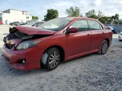 Toyota Corolla Vehiculos salvage en venta: 2009 Toyota Corolla Base