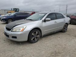 Salvage cars for sale at Haslet, TX auction: 2007 Honda Accord LX