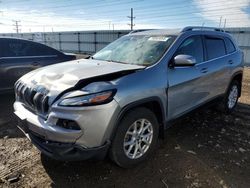 Salvage cars for sale at Elgin, IL auction: 2015 Jeep Cherokee Latitude