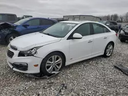 Chevrolet Cruze salvage cars for sale: 2015 Chevrolet Cruze LTZ