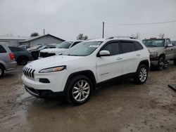 Jeep salvage cars for sale: 2016 Jeep Cherokee Limited