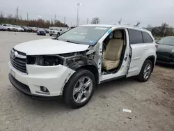 Salvage cars for sale from Copart Bridgeton, MO: 2015 Toyota Highlander Limited