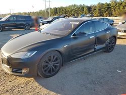 Salvage cars for sale at Greenwell Springs, LA auction: 2016 Tesla Model S