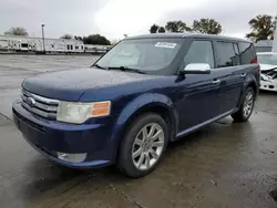 Salvage cars for sale at Sacramento, CA auction: 2011 Ford Flex Limited