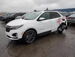 Salvage cars for sale at Woodhaven, MI auction: 2022 Chevrolet Equinox RS