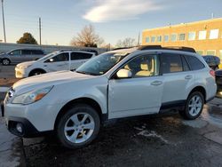 Subaru salvage cars for sale: 2013 Subaru Outback 2.5I Premium