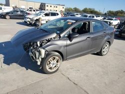 Salvage cars for sale at Wilmer, TX auction: 2017 Ford Fiesta SE