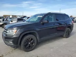 Volkswagen salvage cars for sale: 2019 Volkswagen Atlas SE